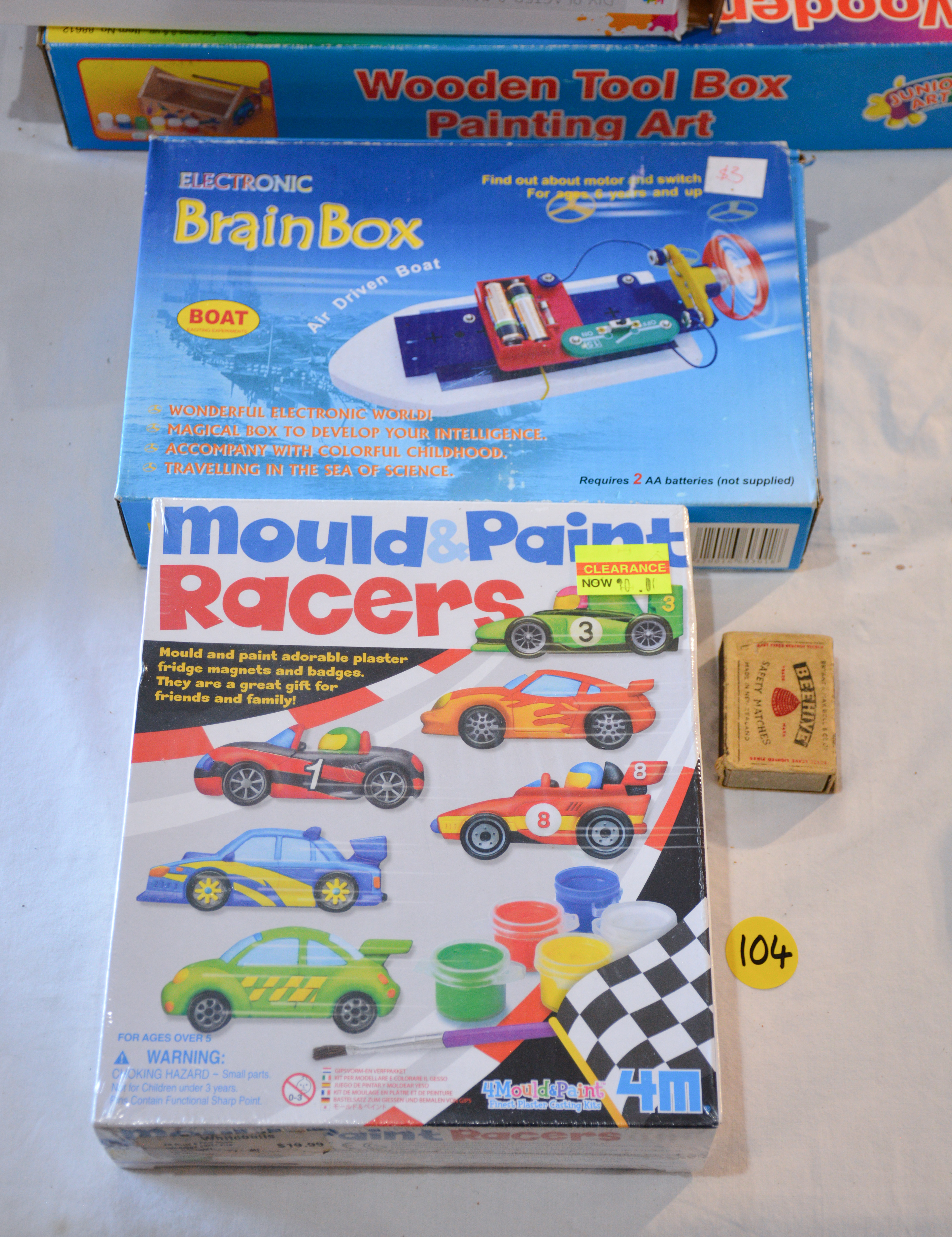 Brain Box plus Mould and Paint Racers — NZ auction result
