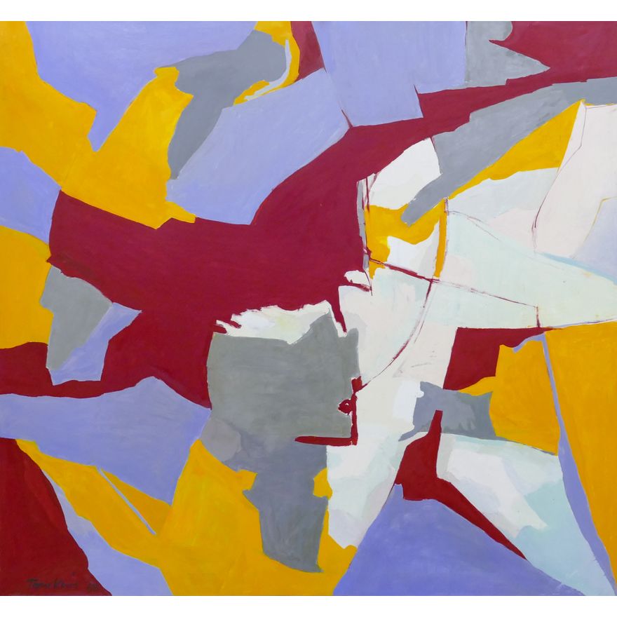 Margaret Tomkins ''Untitled'' (Red and White) 1968