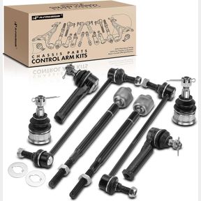 A-PREMIUM 8PCS FRONT SUSPENSION KIT SWAY BAR LINK STABILIZER LINK TIE ROD END LOWER BALL JOINT COMPATIBLE WITH HONDA ODYSSEY 2002