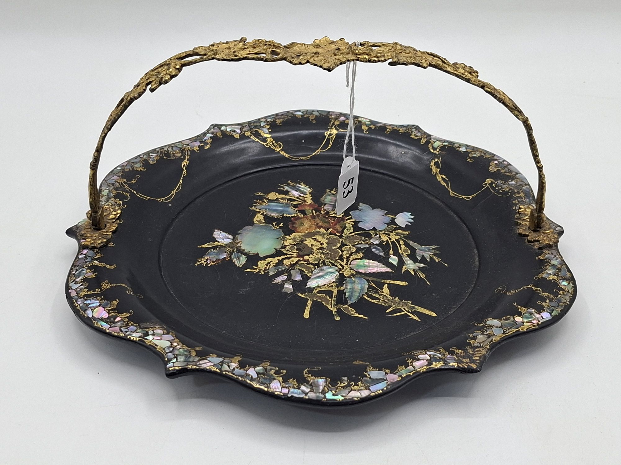 53 · VICTORIAN LACQUER TRAY