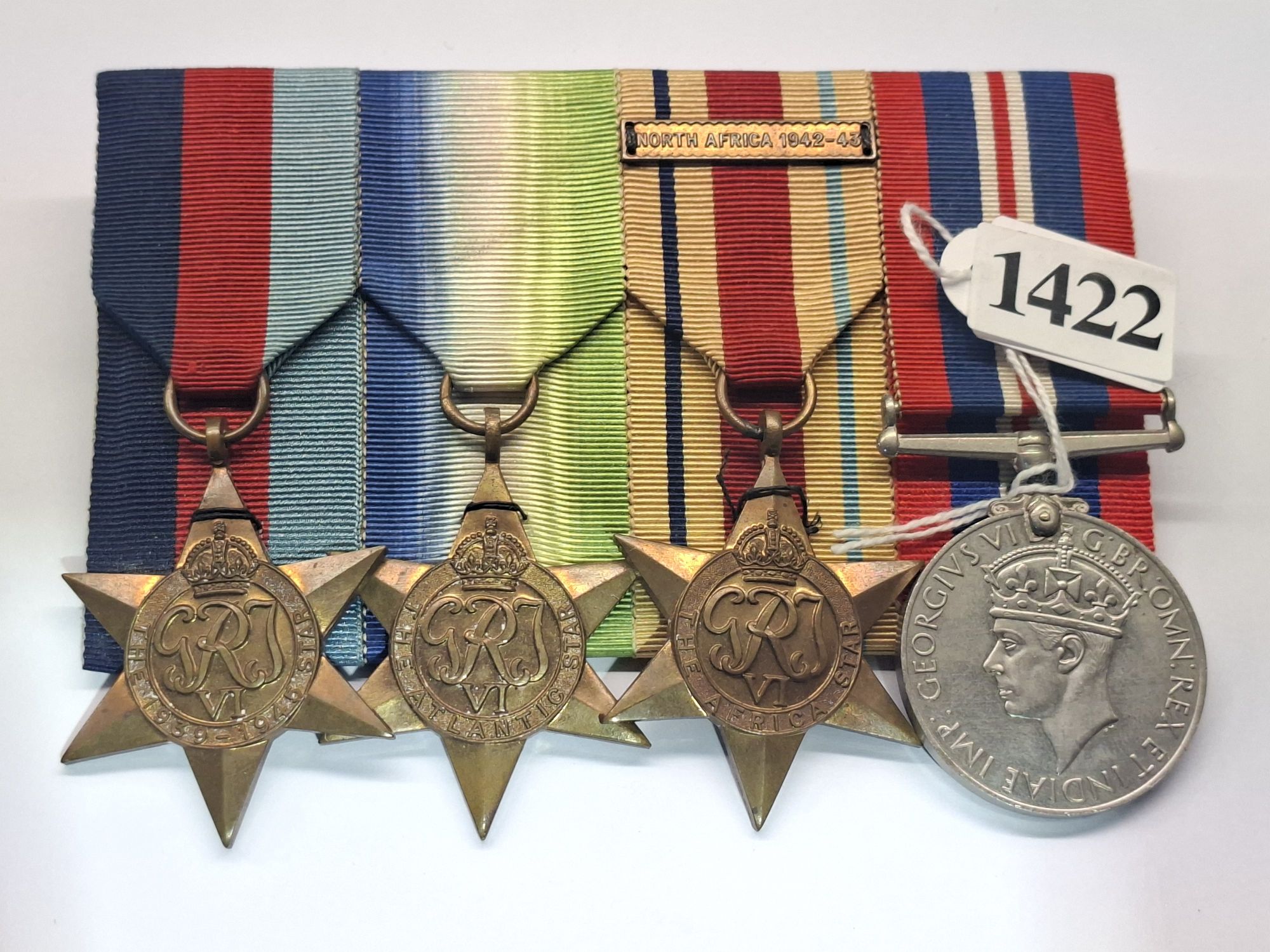 COLLECTION OF BLANK WWII MEDALS