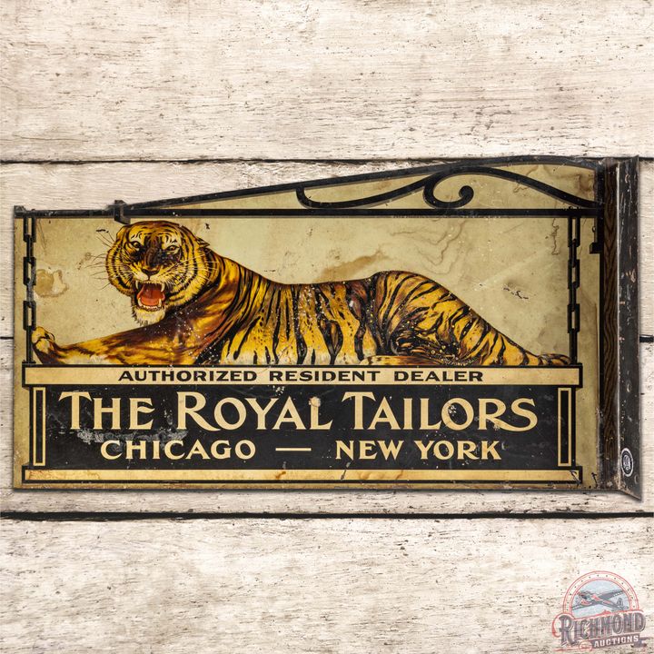 The Royal Tailors DST Flange Sign w/ Tiger Graphic