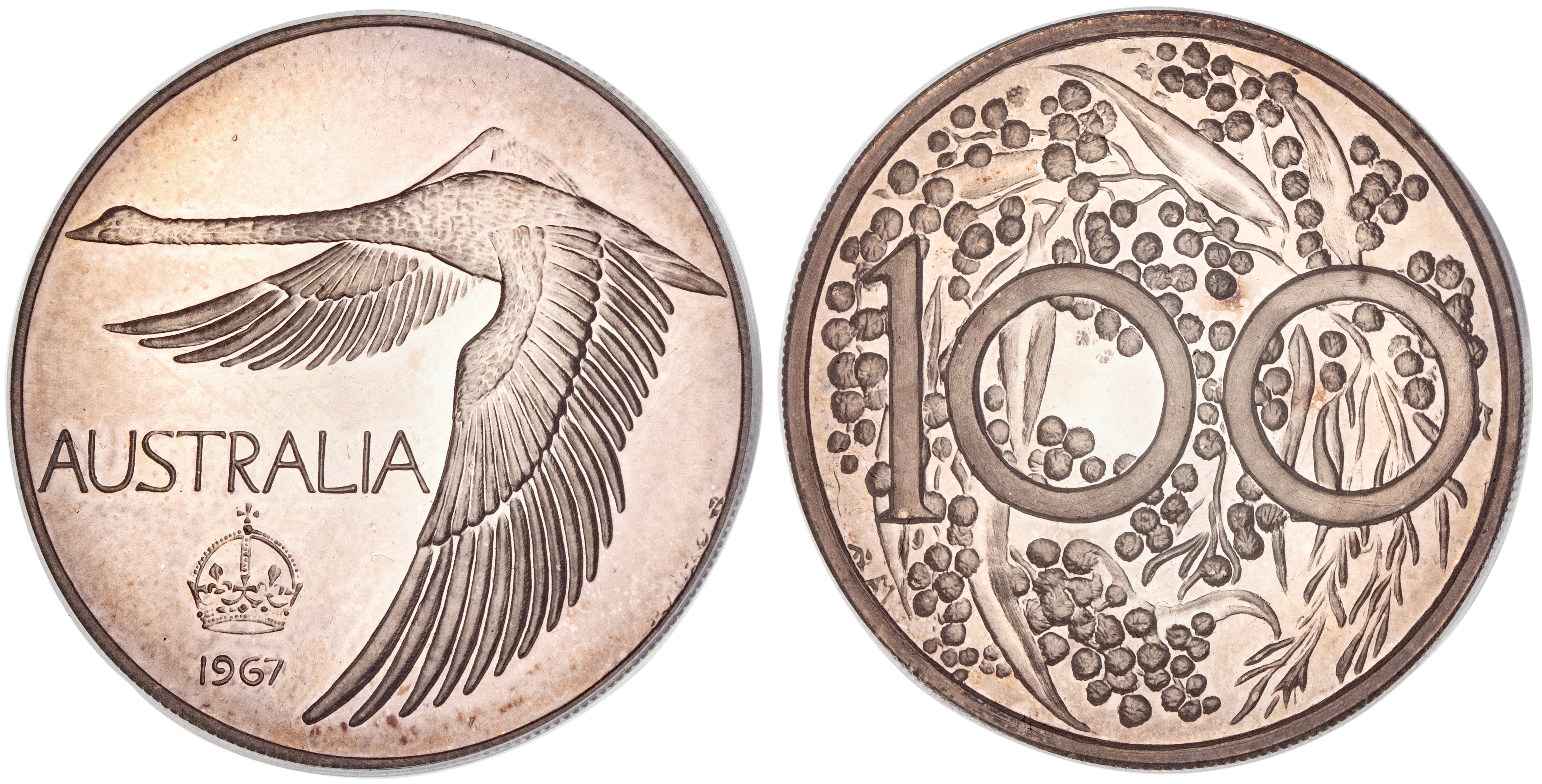 One Dollar, 1967, PCGS MS 67