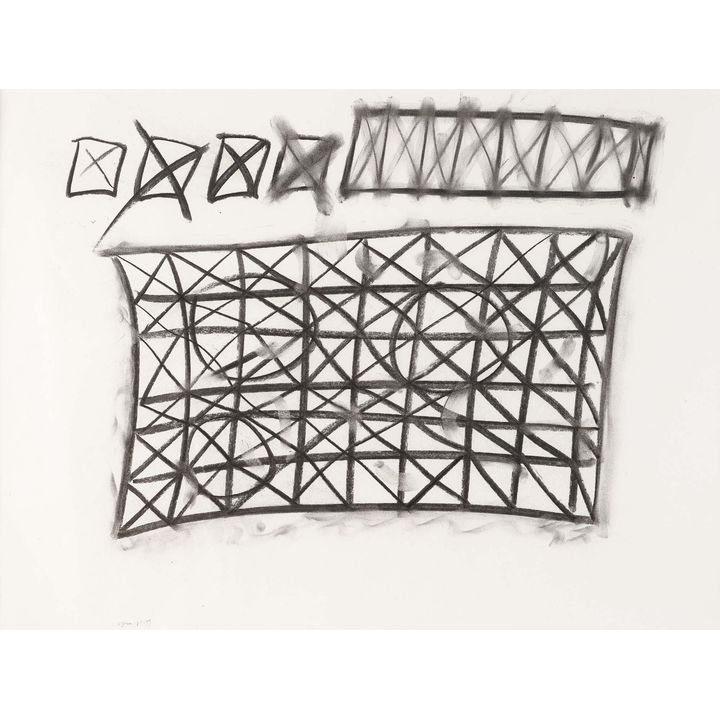 Allen Maddox 'Untitled Grid'