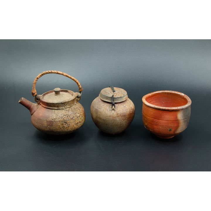 Chester Nealie - Trio of anagama vessels