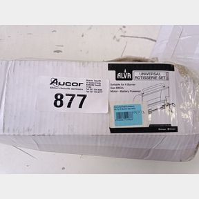 ALVA UNIVERSAL ROTISSERIE KIT FOR 6 BURNER GAS BBQ -