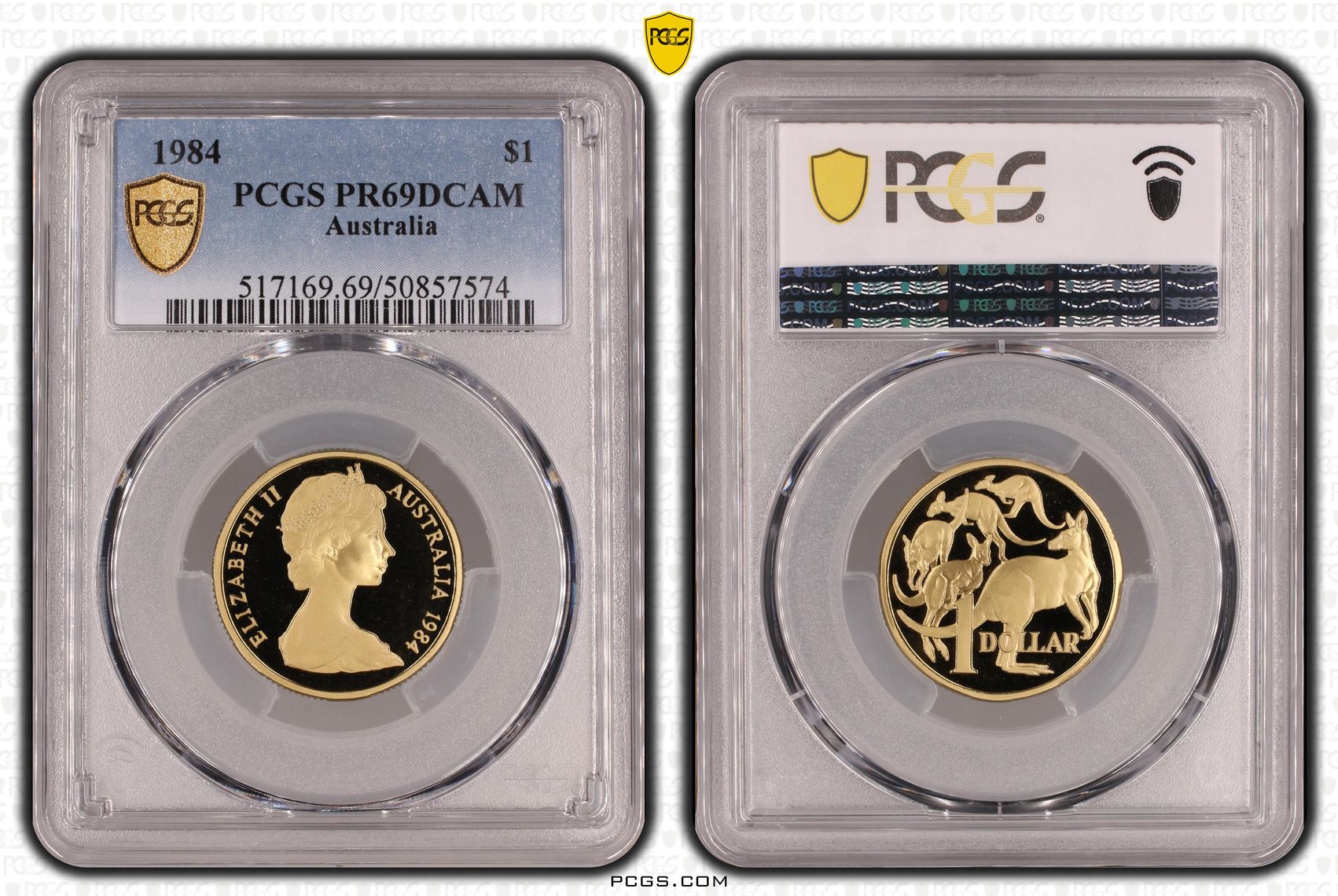 One Dollar, 1984, PCGS PR69DCAM