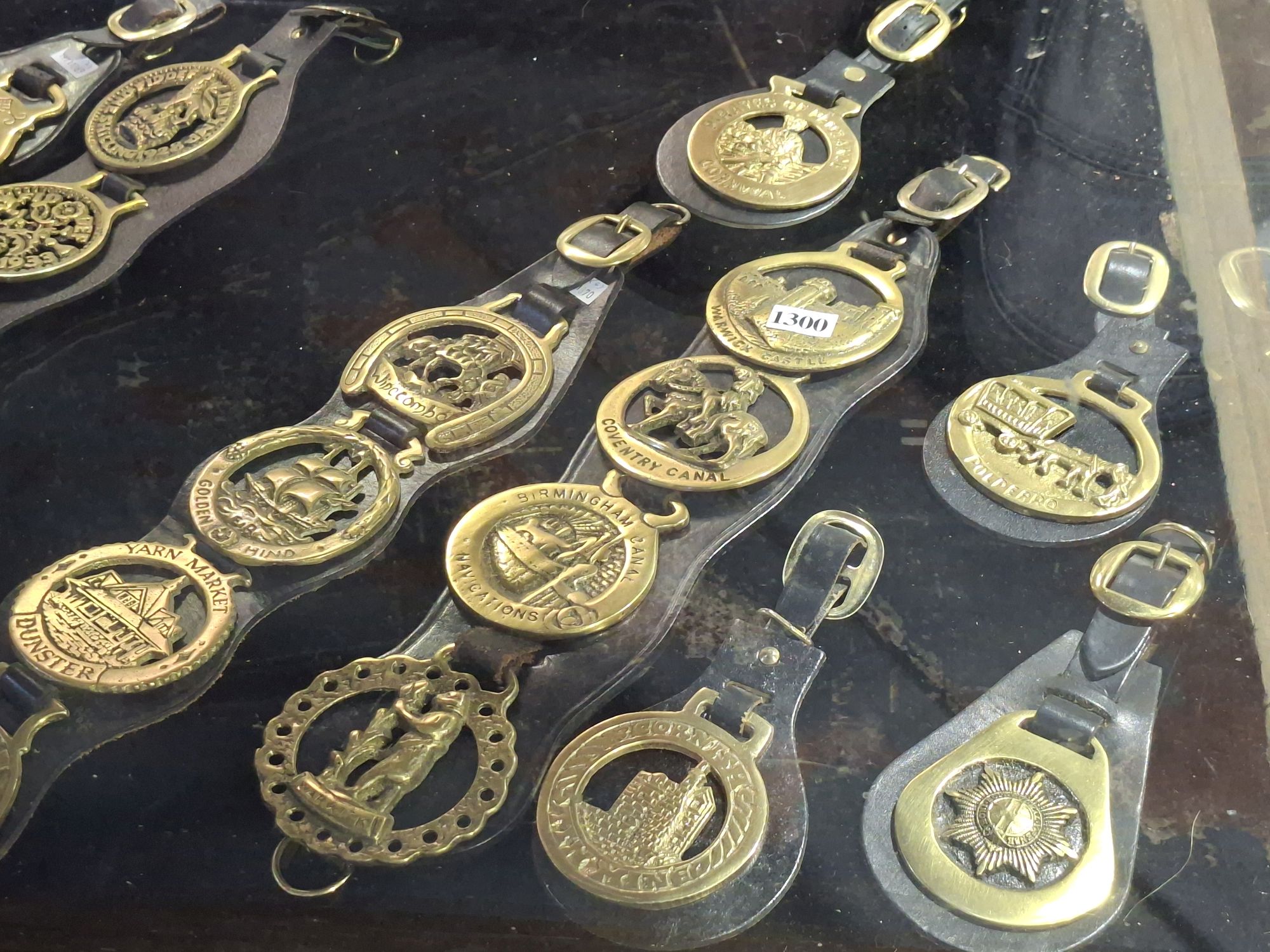 Horse Brasses On Leather Mounts