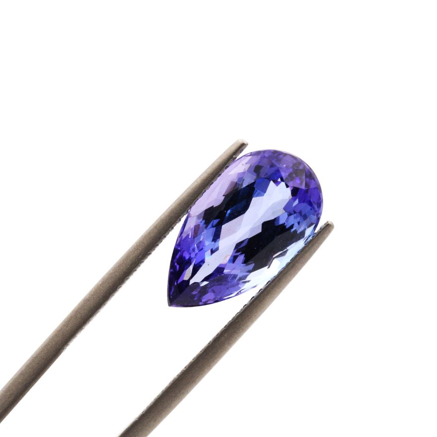 6.11ct Pear Cut Tanzanite Gemstone
