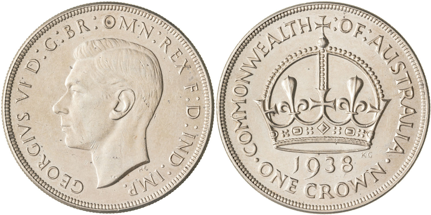 George VI, Crown, 1938, UNC