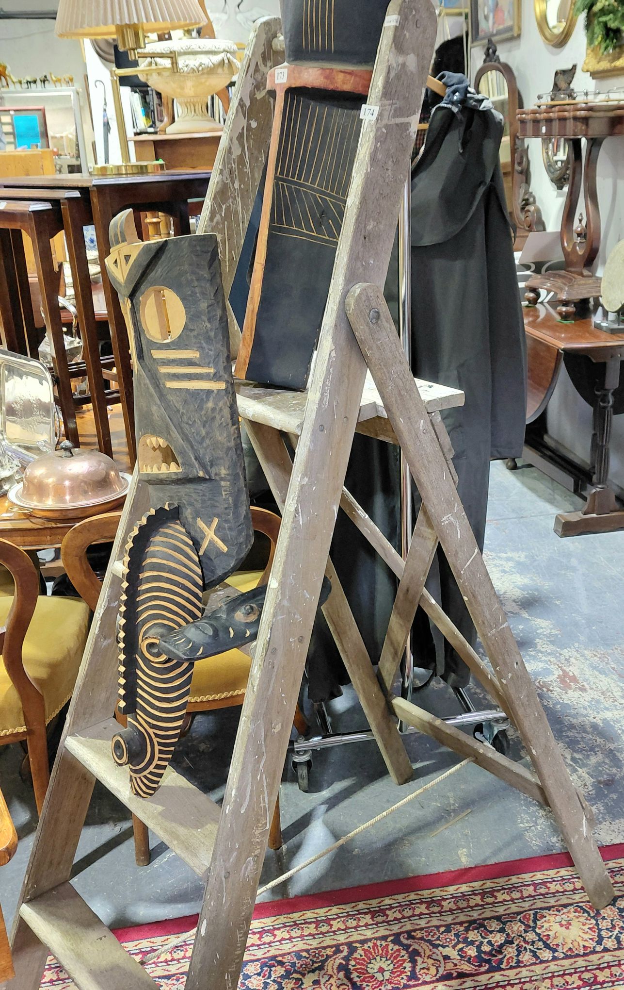 VINTAGE WOODEN LADDER