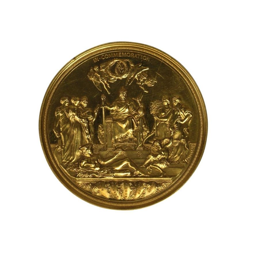 Great Britain, Victoria, Queen Victoria. Golden Jubilee. Medal, 1888, aFDC