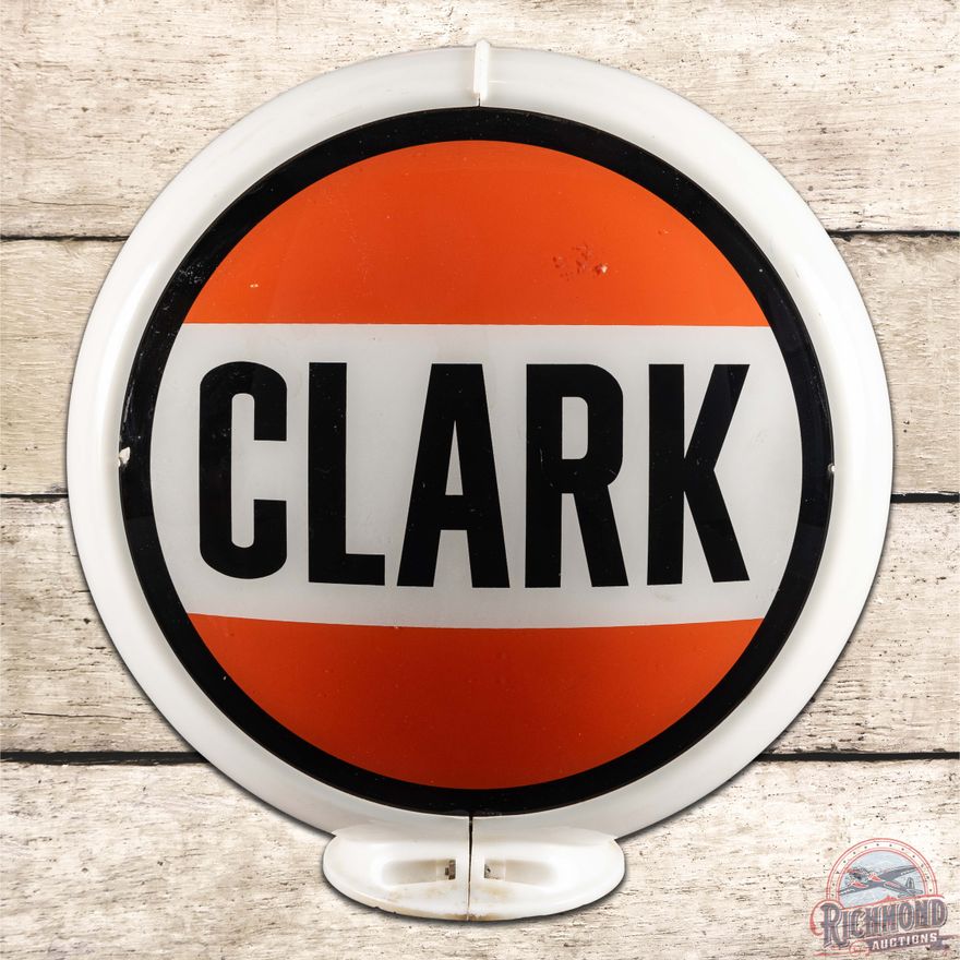 Clark Gasoline 13.5" Gas Pump Globe Complete on Capco