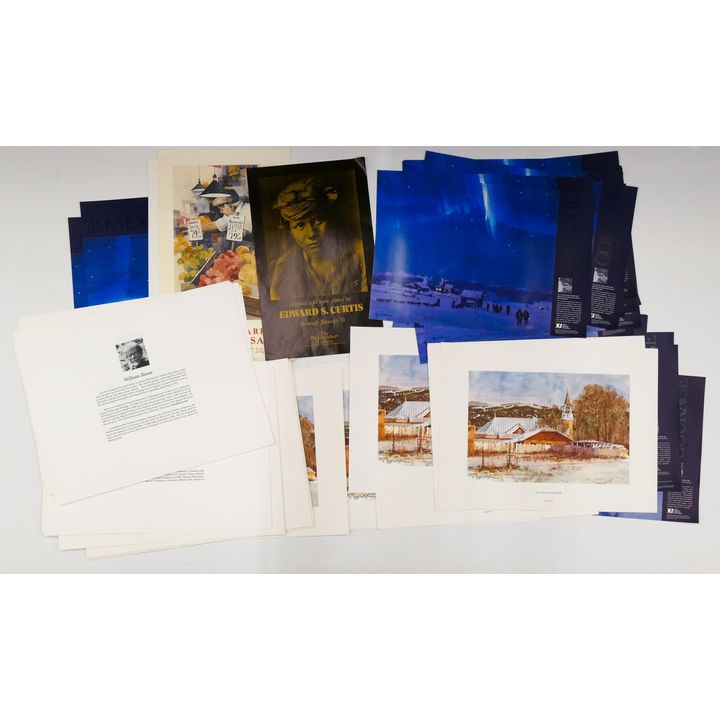 79pc William Reese Exhibition Posters Etc.