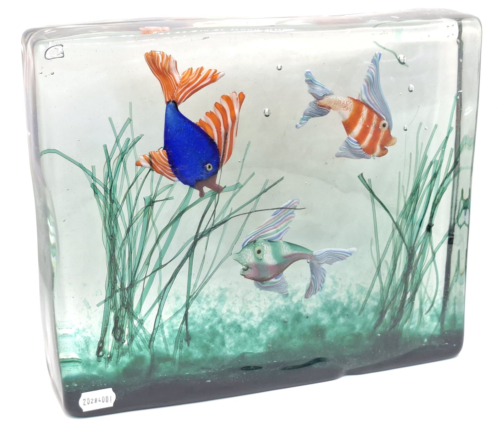 Exquisite Murano Glass Aquarium