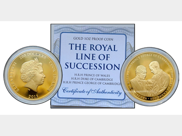 2013 GOLD PROOF 1OZ COOK ISLANDS 200 DOLLAR