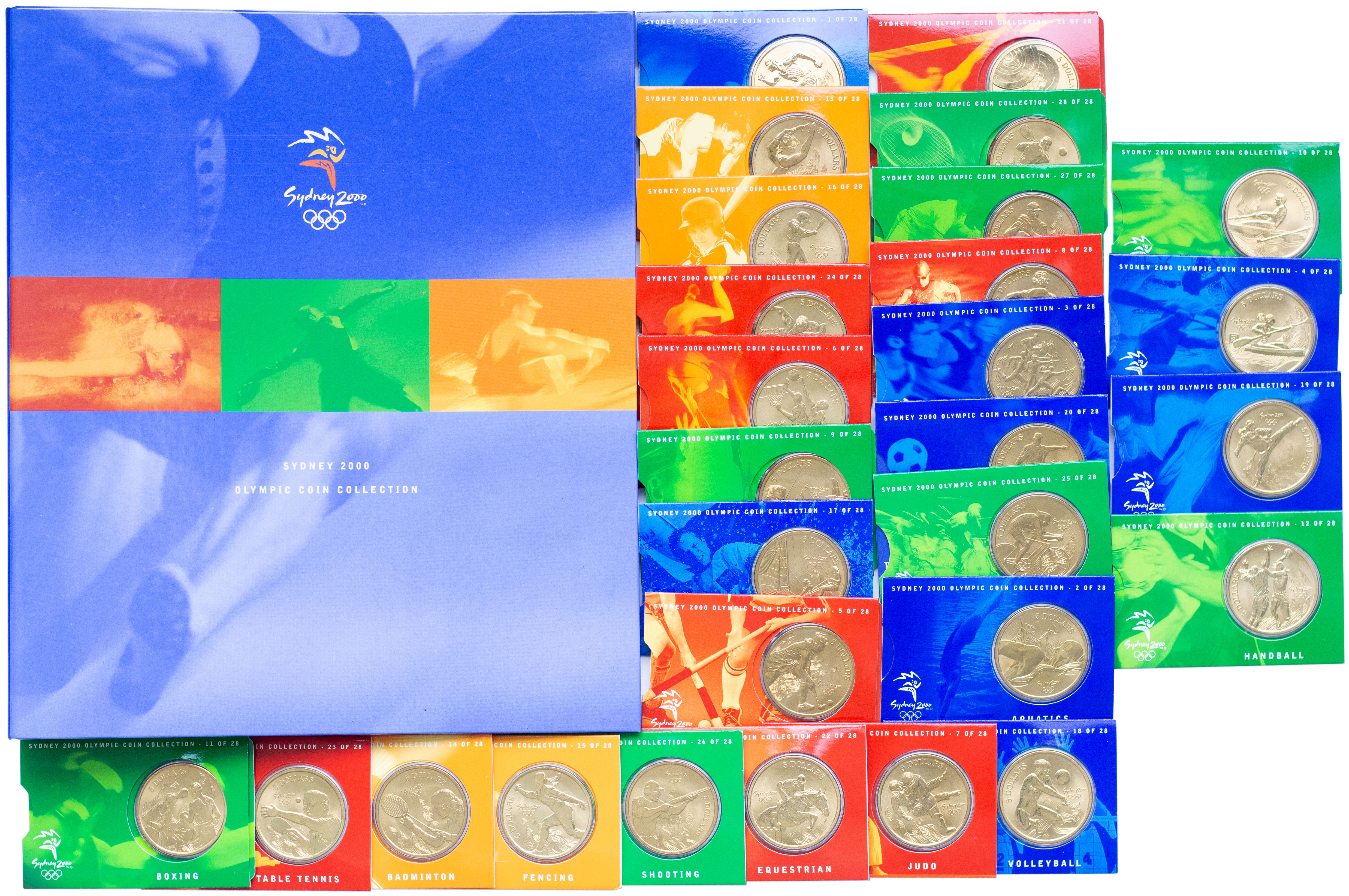 Elizabeth II, Olympics Five Dollar Album, 2000, UNC