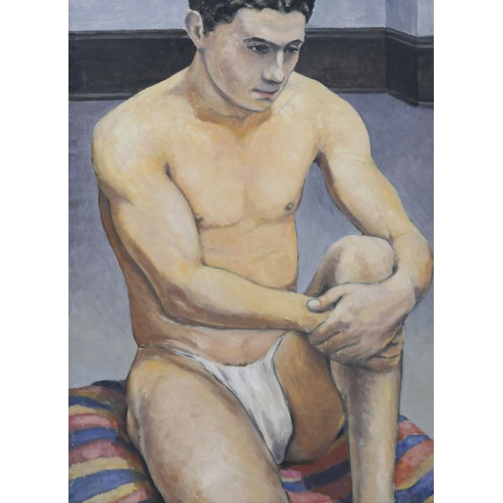 Edward Sewall ''Male Study'' Oil