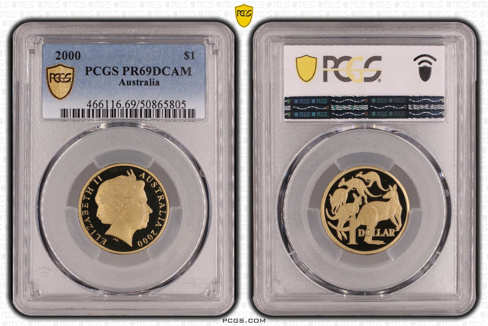One Dollar, 2000, PCGS PR69DCAM