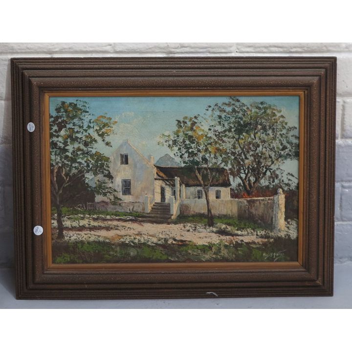 REG GRATTAN - OIL ON CANVAS