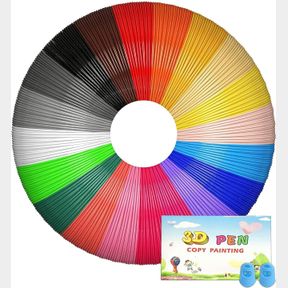 260 FT YEETIN 3D PEN FILAMENT REFILLS 20 COLORS, 13 FT PER COLOR TOTAL 260 FT, 1.75 MM FILAMENT, COMPATIBLE WITH SCRIB3D P1/ADV MY