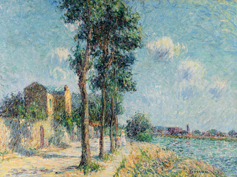 Gustave Loiseau
(French, 1865-1935)
Le quai du Pothuis à Pontoise, 1905