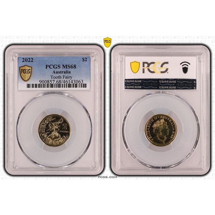 Elizabeth II, Tooth Fairy , Two Dollar, 2022, PCGS MS68