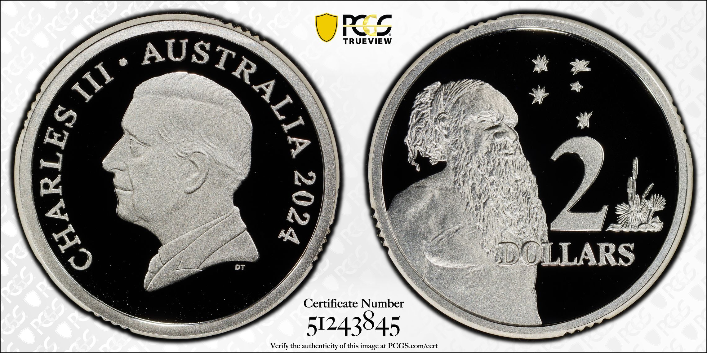 Silver POP 14/0, Two Dollar, 2024, PCGS PR70DCAM