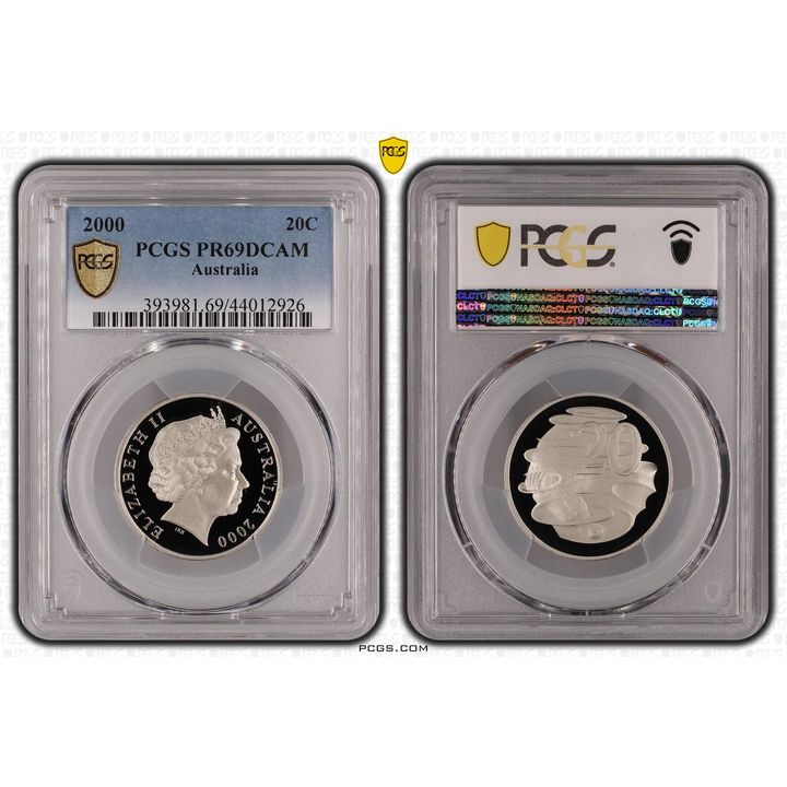 Twenty Cent, 2000, PCGS PR69DCAM