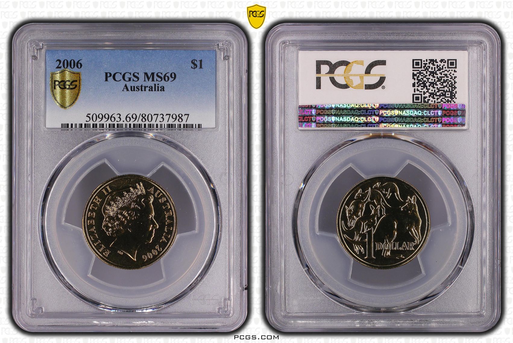 One Dollar, 2006, PCGS MS69