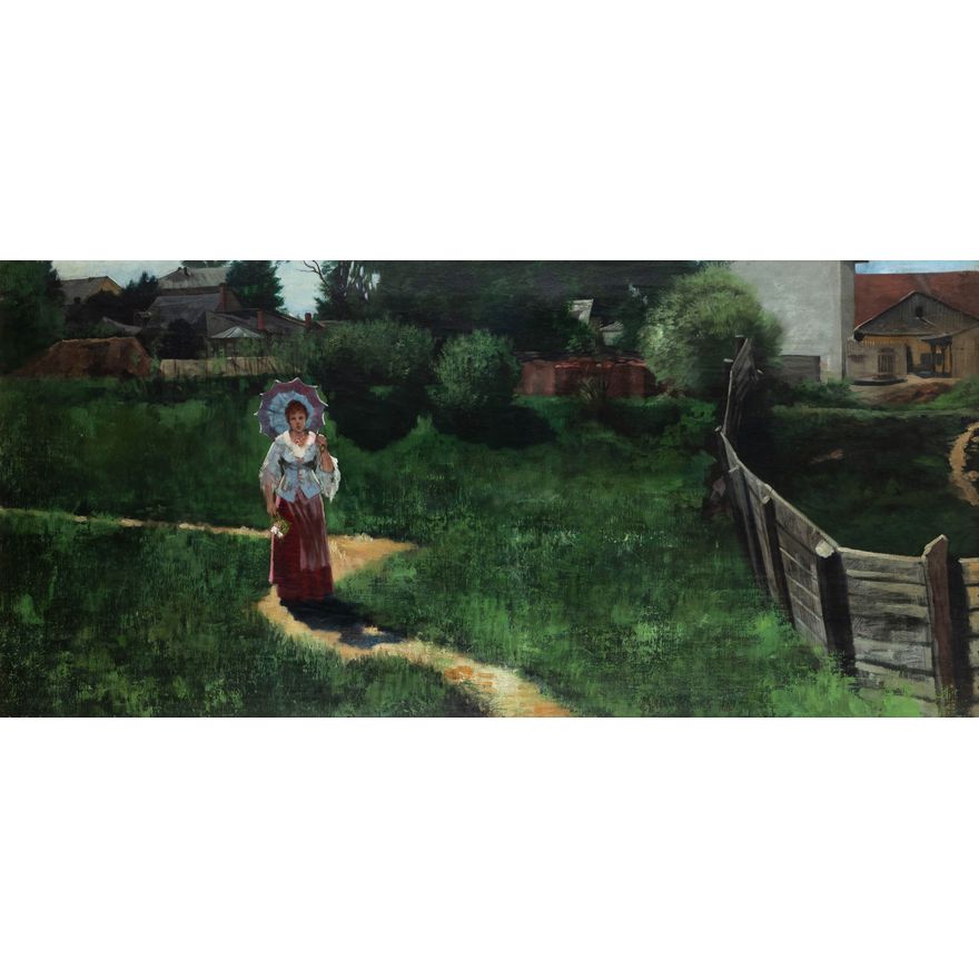 Marian Wawrzeniecki | Kobieta z parasolką, 1889 r.