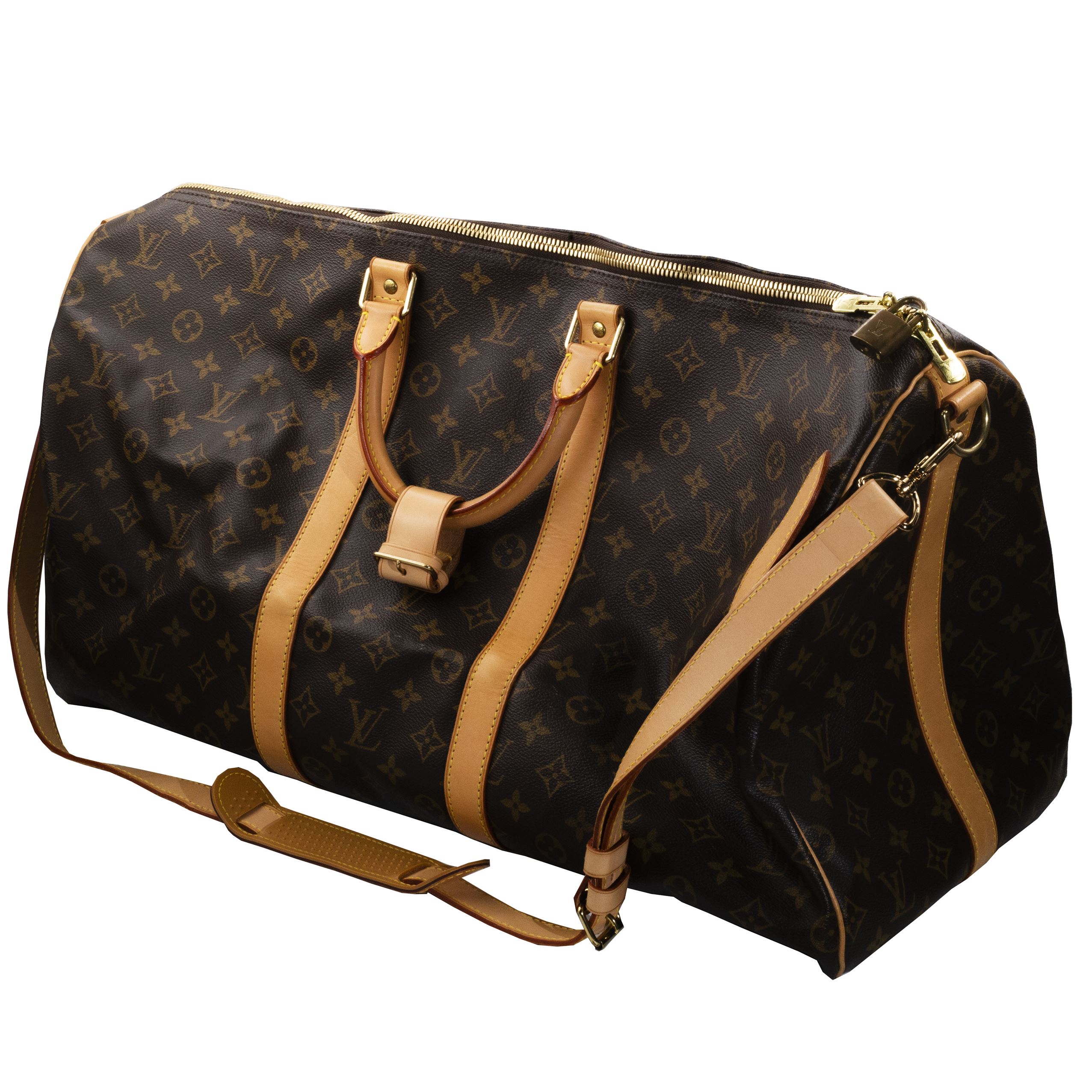 220 · Louis Vuitton Monogram Keepall Bandoulière 55