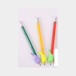 3 Piece Dolphin Pencil Grip Holder Writing Correction Grips - Prevents Calluses When Writing - 51748/12119 SN B1 (S8)