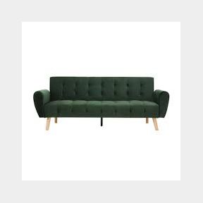 Jaxon sleeper couch green| Material slightly torn underneath
