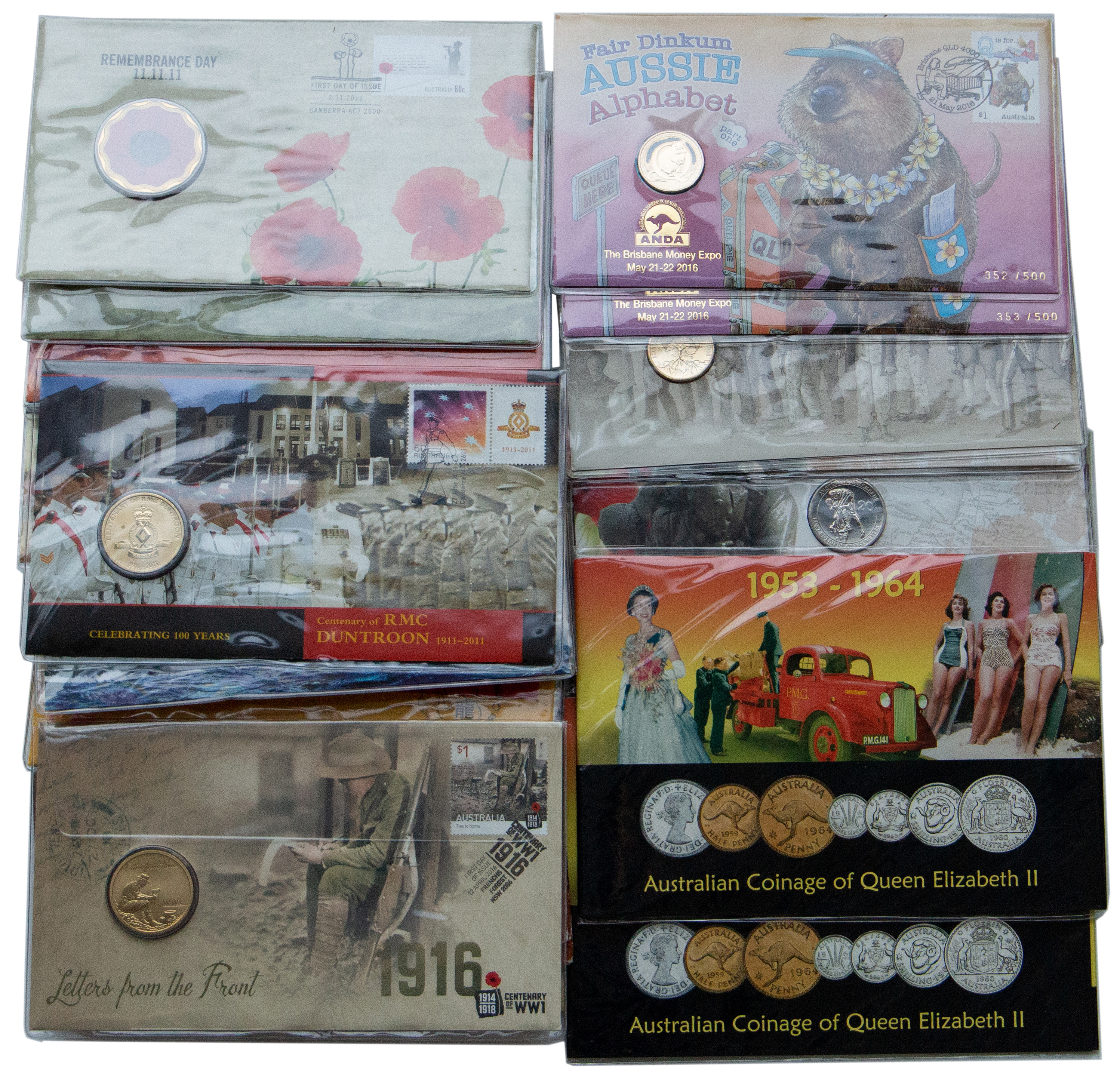 Elizabeth II, PNCs, Accumulation, 2007 - 2018, UNC