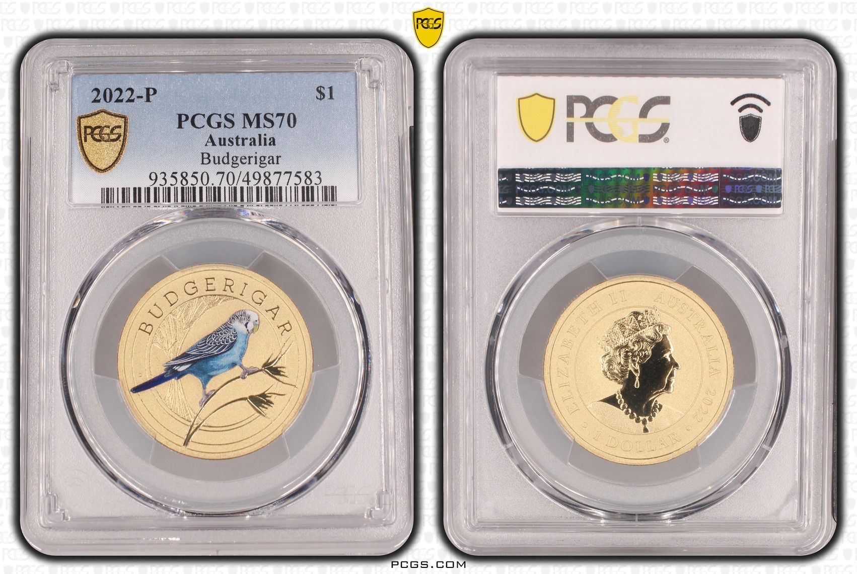 POP 1/0, One Dollar, 2022-P, PCGS MS70
