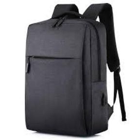 Laptop Back pack / School Bag With External USB Charging Slot Design Black|