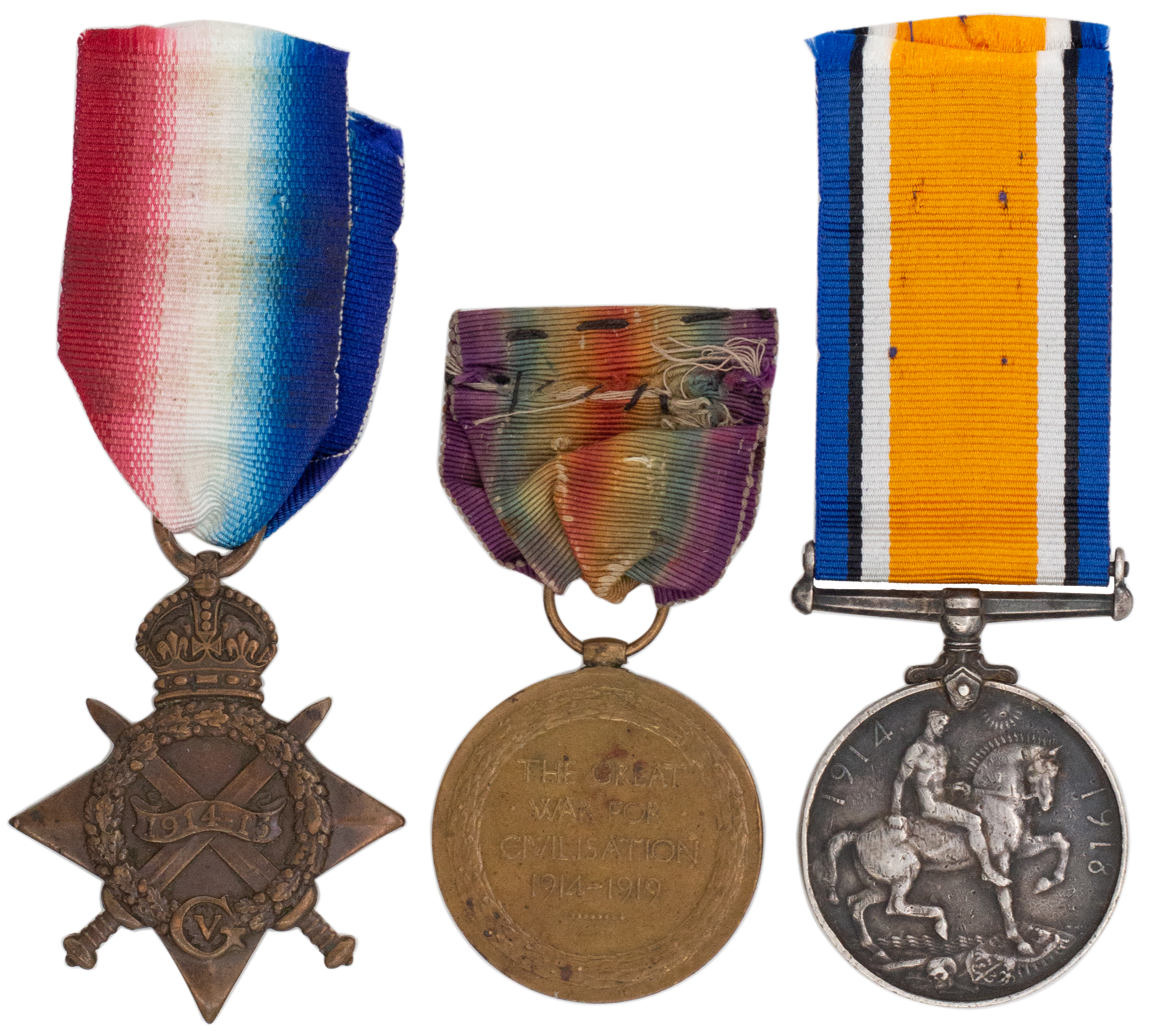 Great Britain, Gallipoli Related, Great War Trio, 1914 - 1918, aEF