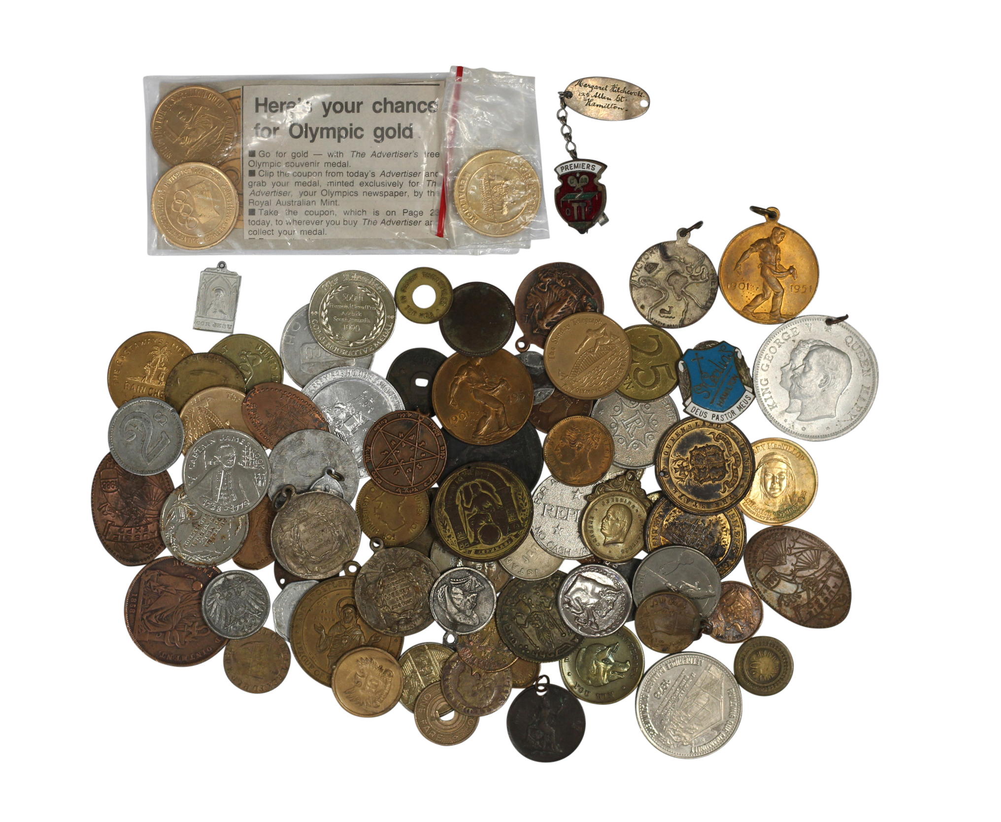 76 · World Medals, Group, VG - UNC