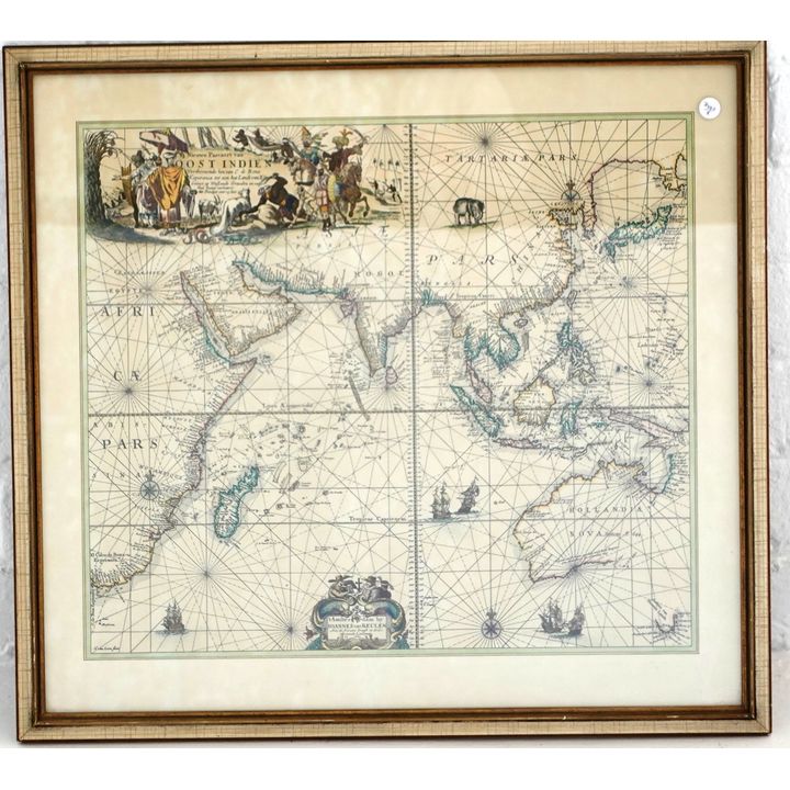 FRAMED MAP