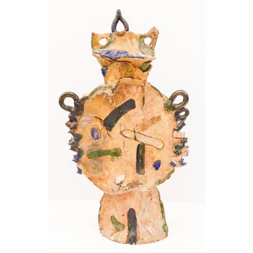 Jim Leedy Large Ceramic Vessel