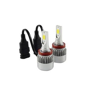 Pair C6 H11 LED Vehicle Aluminum Headlight Kit 36W 3800LM |