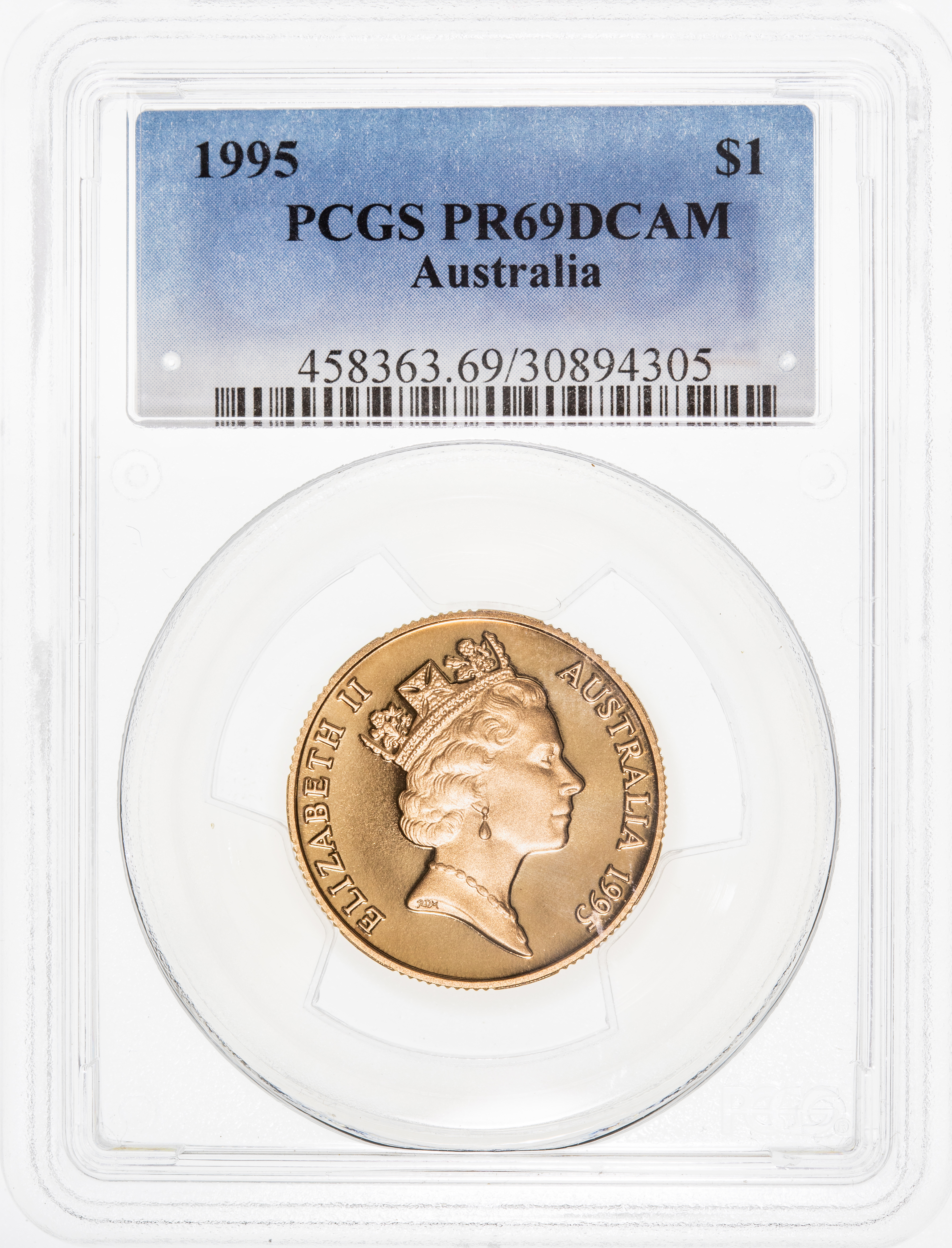 One Dollar, 1995, PCGS PR69DCAM