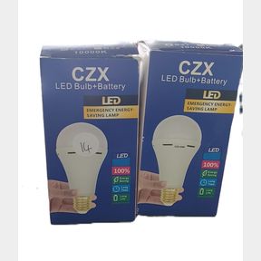 Two Loadshedding LED 20W Rechargeable Screw Bulbs with Battery Bayonet (not tested)