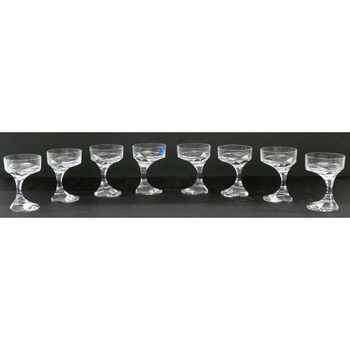 8pc Baccarat Crystal ''Narcisse'' Tall Sherbet