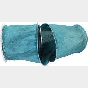 RELIANT RIBBON 92975W-915-10F DUPIONI SUPREME WIRED EDGE RIBBON, 4 INCH X 10 YARDS, JADE
