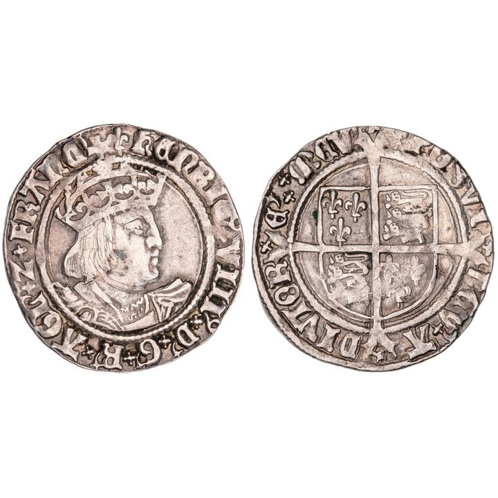 Great Britain, Henry VIII, Groat, 1526 - 1544, VF