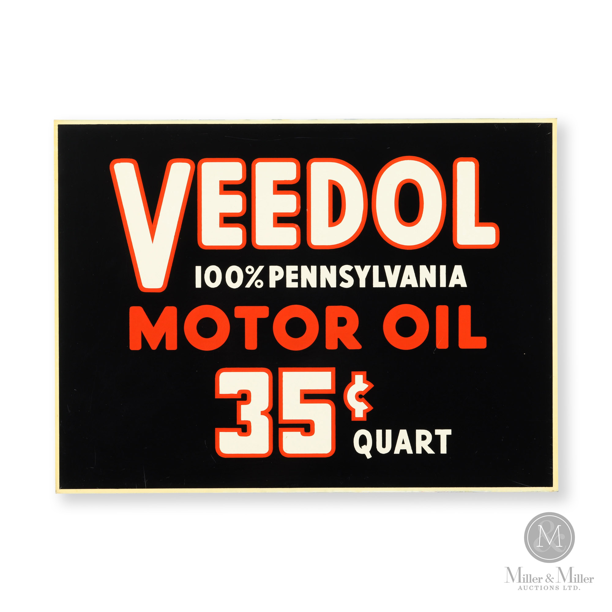 Veedol and Tydol Motor Oil Rack Sign | Miller & Miller Auctions Ltd