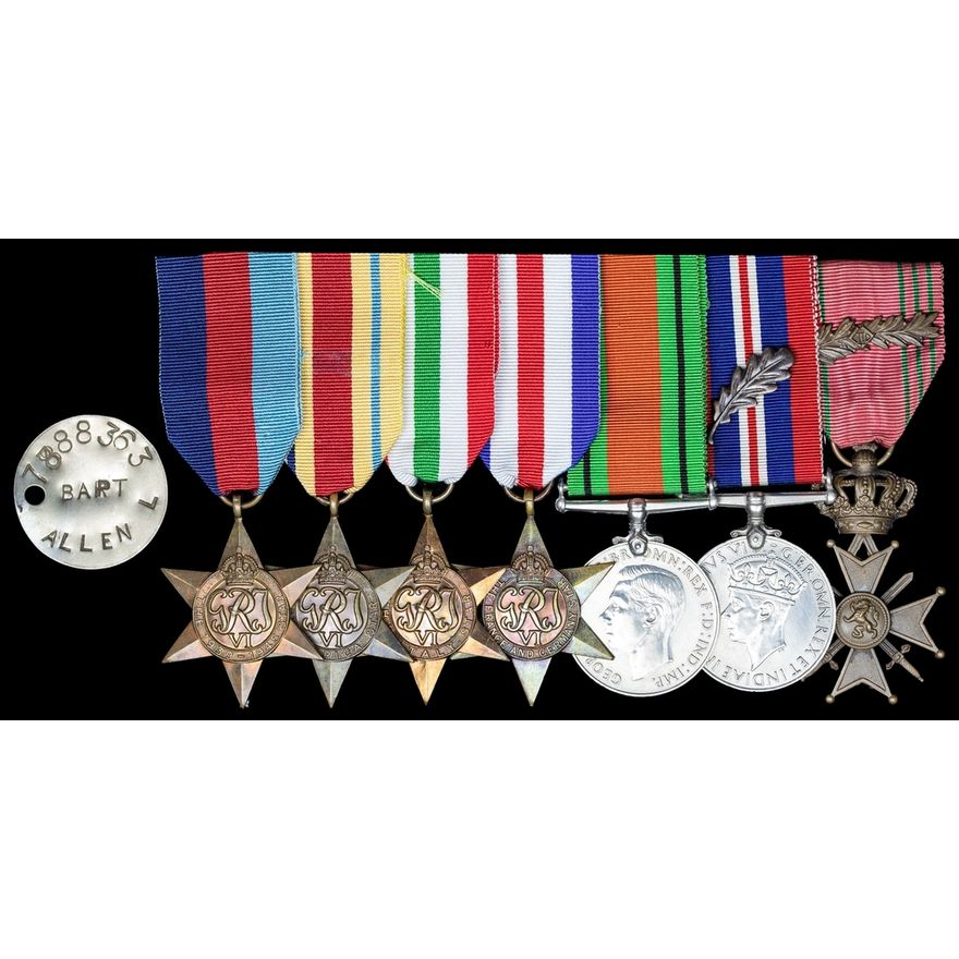 A Second World War group of seven attributed to Lance-Sergeant L. Allen ...
