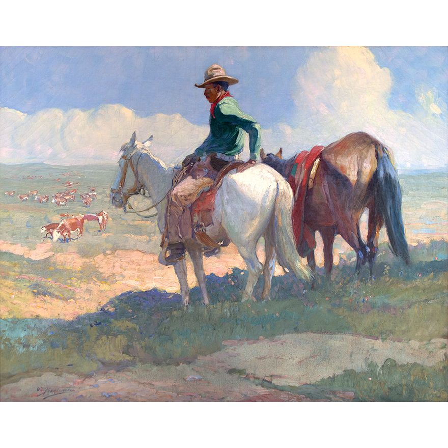 Oscar E. Berninghaus (1874-1952), The Lookout